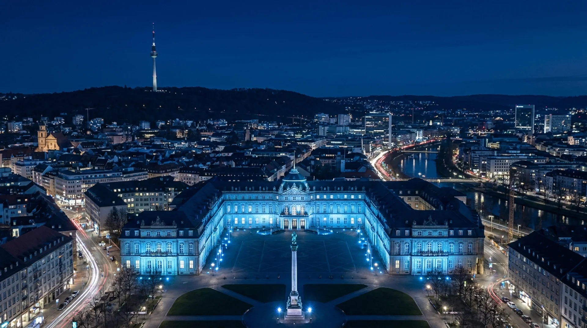 Schlossplatz & Neues Schloss Stuttgart